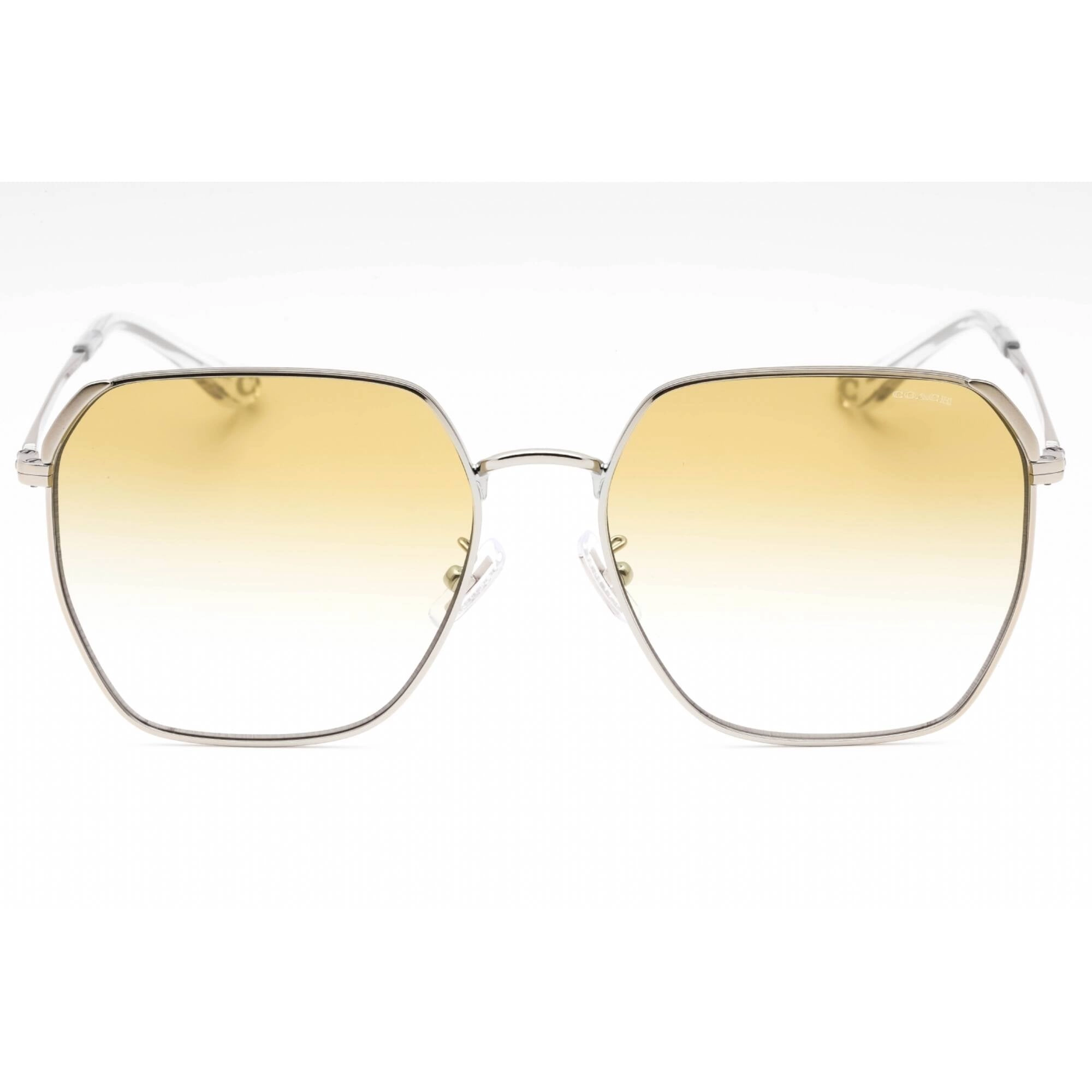 Coach Women's Sunglasses - Shiny Silver Metal Butterfly Frame | 0HC7165D 90012Q