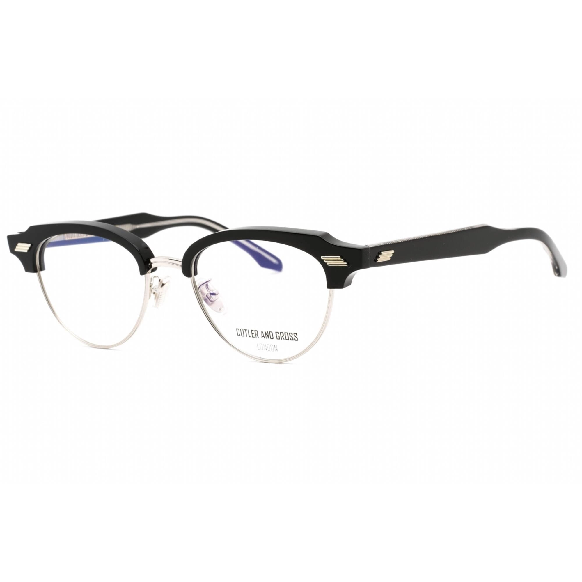 Cutler And Gross Women's Eyeglasses - Black Cat Eye Frame Clear Lens | CG1335 001