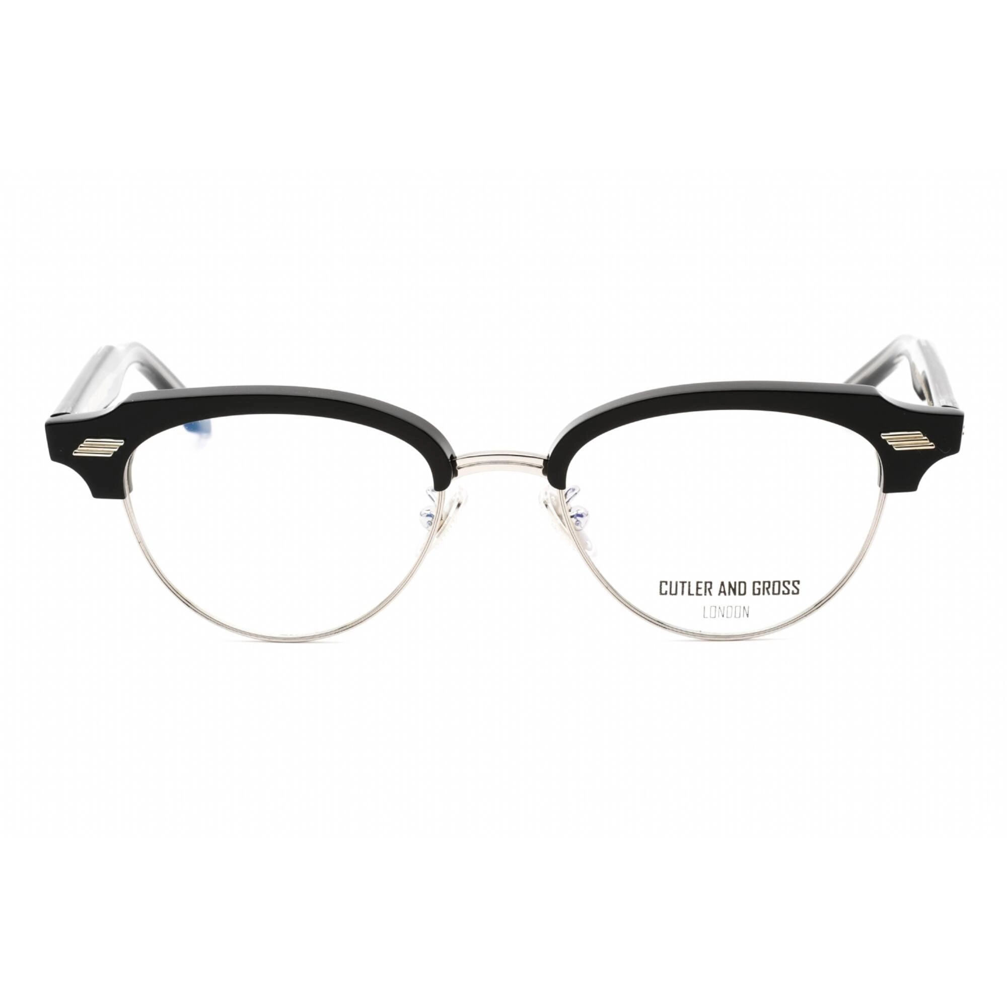 Cutler And Gross Women's Eyeglasses - Black Cat Eye Frame Clear Lens | CG1335 001