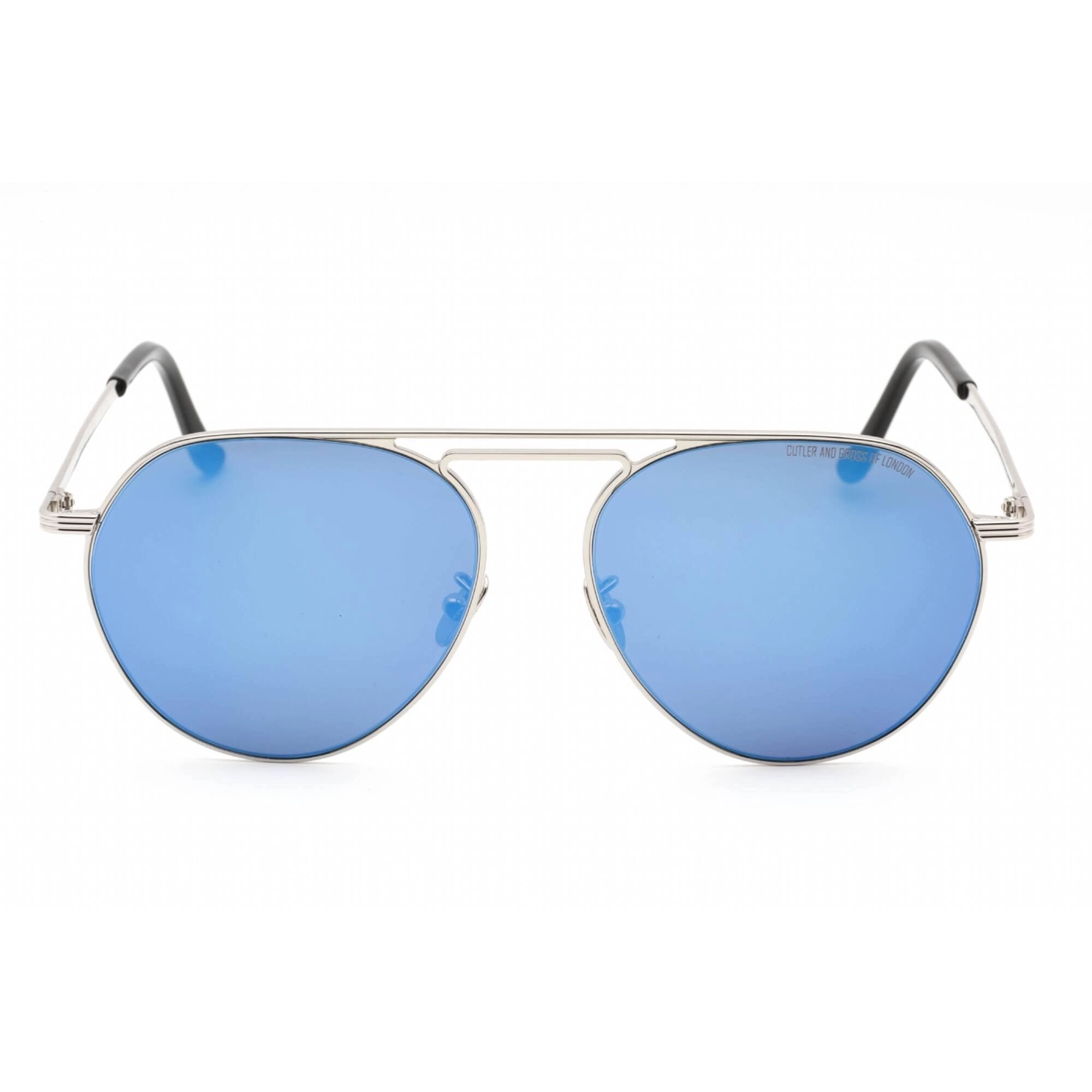 Cutler and Gross Women's Sunglasses - Silver/Black/Metallic Metal Frame | CG1309S 006