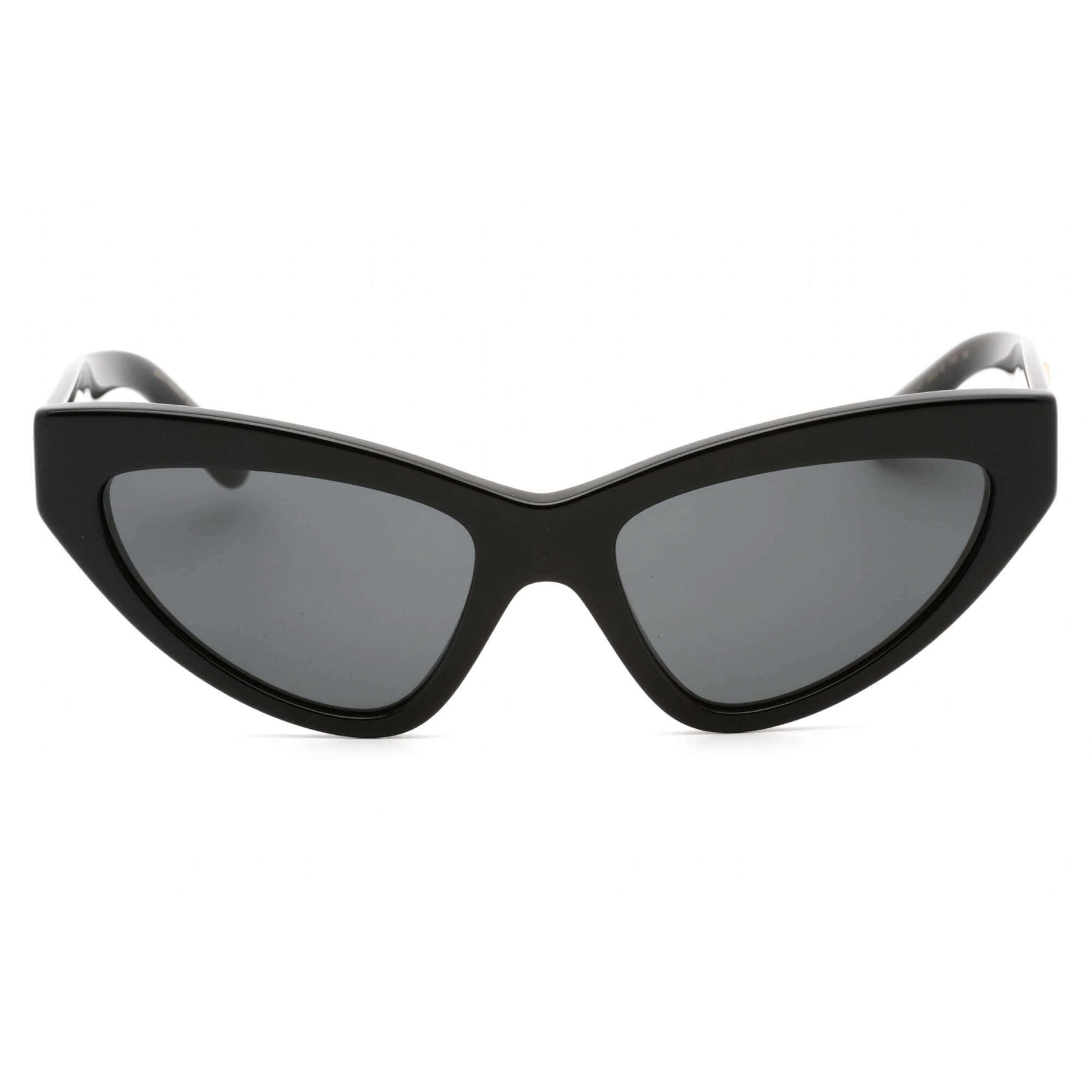 Dolce & Gabbana Women's Sunglasses - Black Cat Eye Frame Grey Lens | 0DG4439 501/87