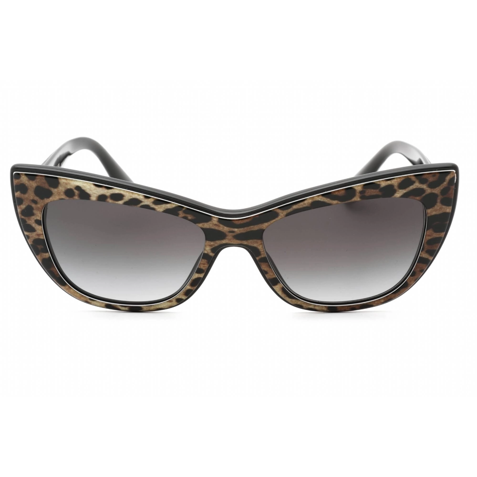 Dolce & Gabbana Women's Sunglasses - Black Leopard Full Rim Cat Eye | 0DG4417 31638G