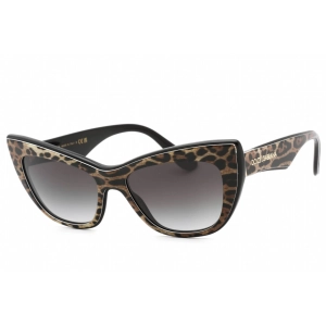 Dolce & Gabbana Women's Sunglasses - Black Leopard Full Rim Cat Eye | 0DG4417 31638G