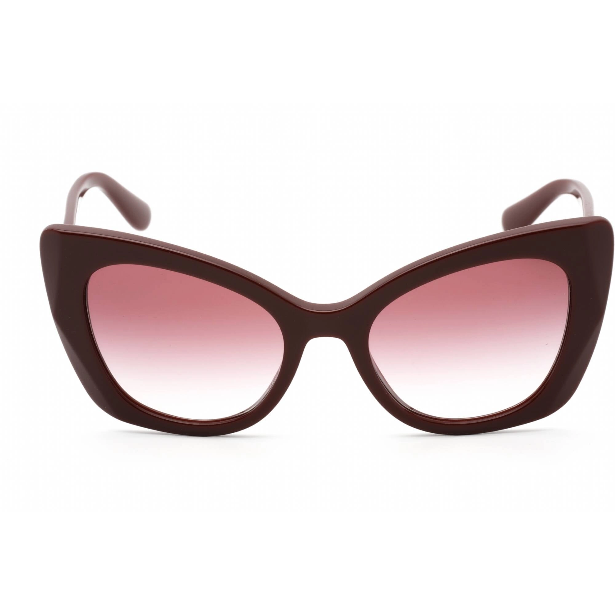 Dolce & Gabbana Women's Sunglasses - Burgundy Cat Eye Plastic Frame | 0DG4405 30918H