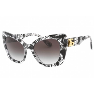 Dolce & Gabbana Women's Sunglasses - Pattern Black Lace Cat Eye Frame | 0Dg4405 32878G
