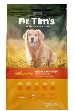 Dr. Tim's Metabolite Weight Management Formula Dry Dog Food