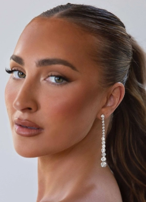 Elixir Diamante Earrings - Silver Stone