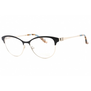 Emozioni Women's Eyeglasses - Blue Gold Cat Eye Metal Full Rim Frame | EM 4411 0KY2 00