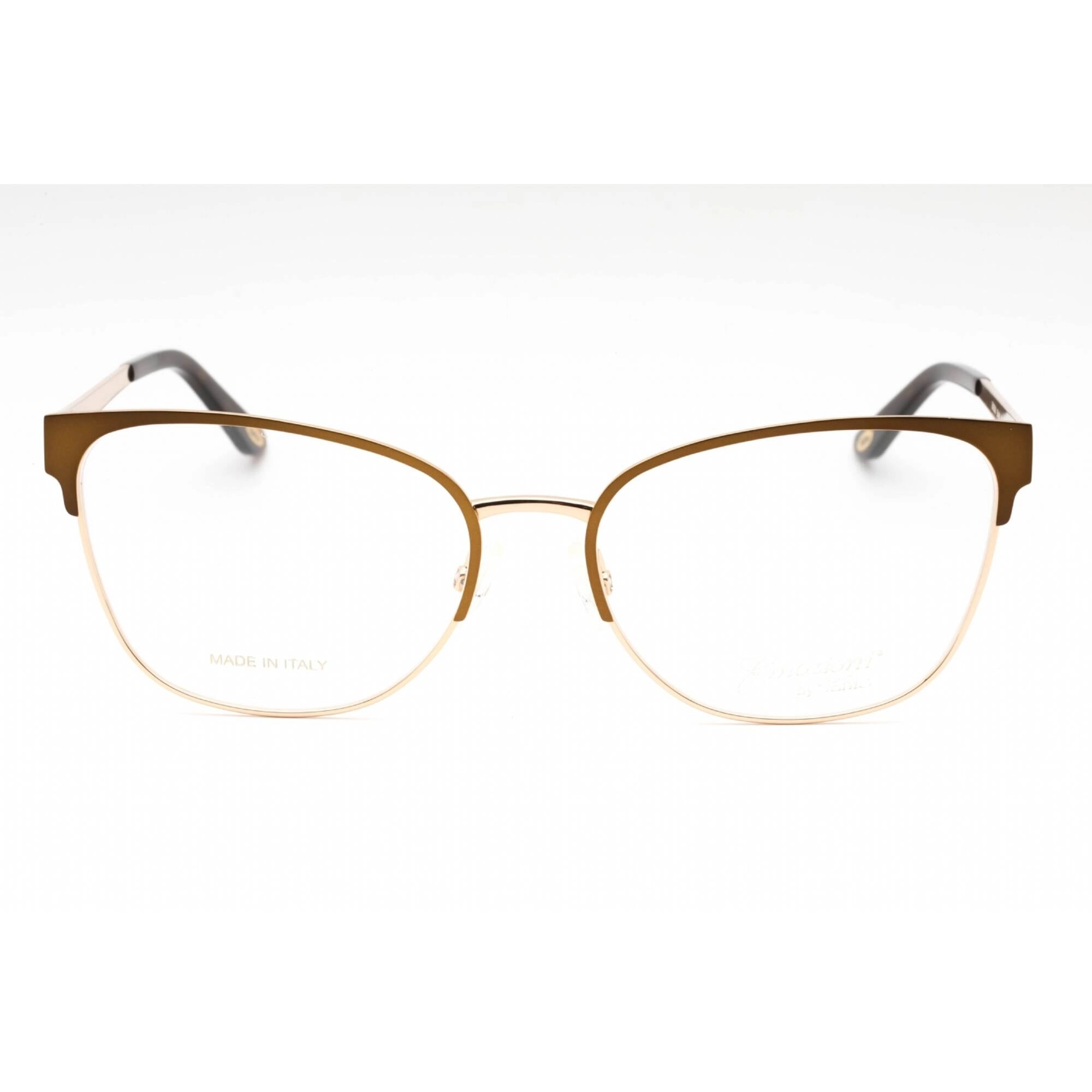 Emozioni Women's Eyeglasses - Brown Gold Cat Eye Full Rim Frame | EM 4414 0FG4 00