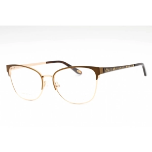 Emozioni Women's Eyeglasses - Brown Gold Cat Eye Full Rim Frame | EM 4414 0FG4 00