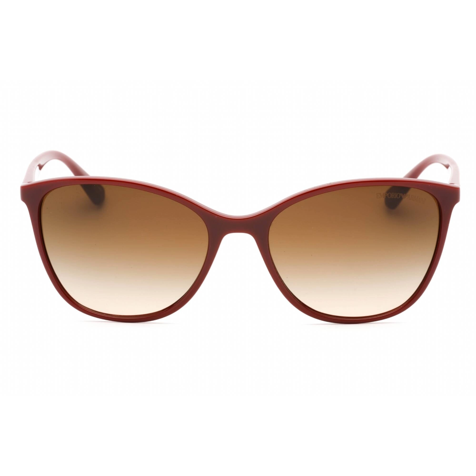 Emporio Armani Women's Sunglasses - Bordeaux Plastic Cat Eye Frame | 0EA4073 557613