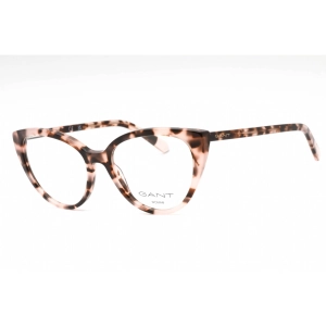 Gant Women's Eyeglasses - Coloured Havana Plastic Cat Eye Full Rim Frame | GA4126 055