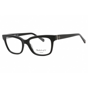 Gant Women's Eyeglasses - Shiny Black Plastic Full Rim Rectangular Frame | GA4140 001
