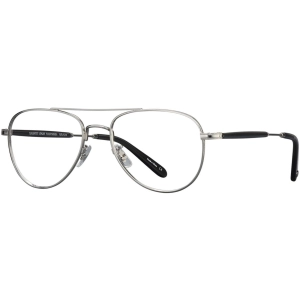 Garrett Leight Women's Eyeglasses - Silver-Grey Crystal Pilot Frame | LINNIE SV-GCR