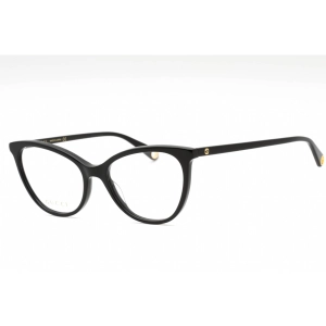 Gucci Women's Eyeglasses - Black Cat Eye Full Rim Frame Clear Demo Lens | GG1079O 001
