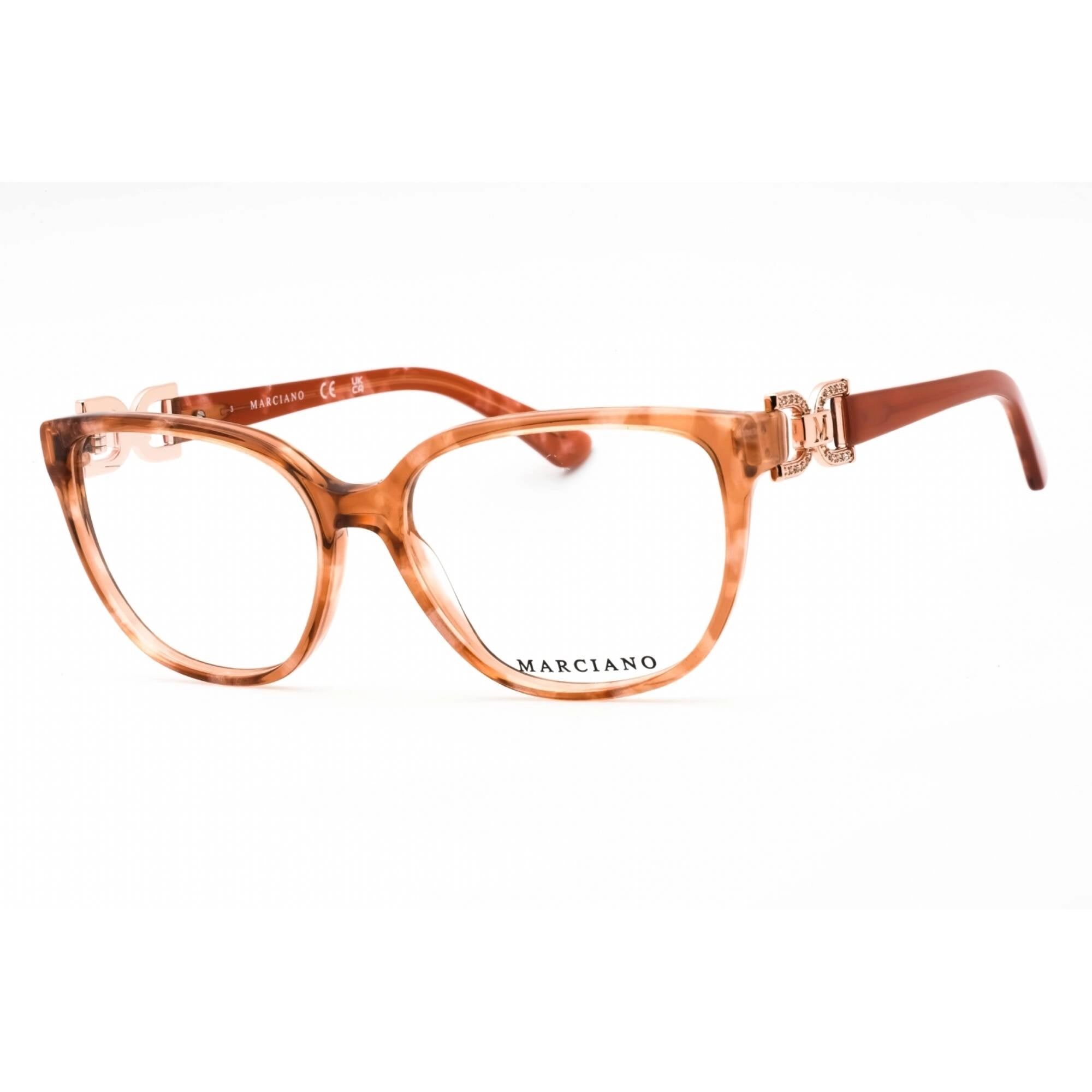 Guess By Marciano Women's Eyeglasses - Beige/Other Acetate Square Frame | GM0395 059