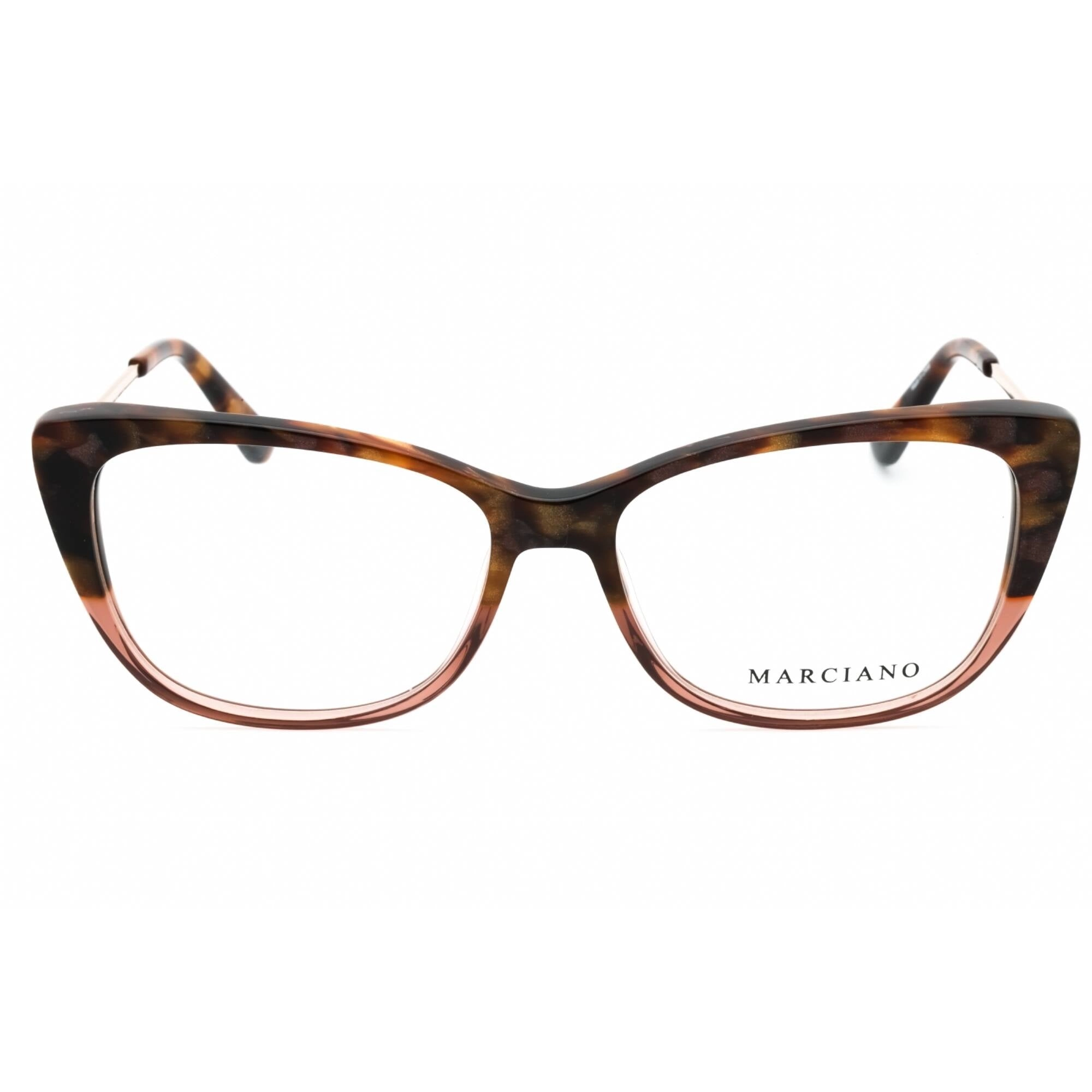 Guess By Marciano Women's Eyeglasses - Dark Havana Acetate Cat Eye Frame | GM0352 052