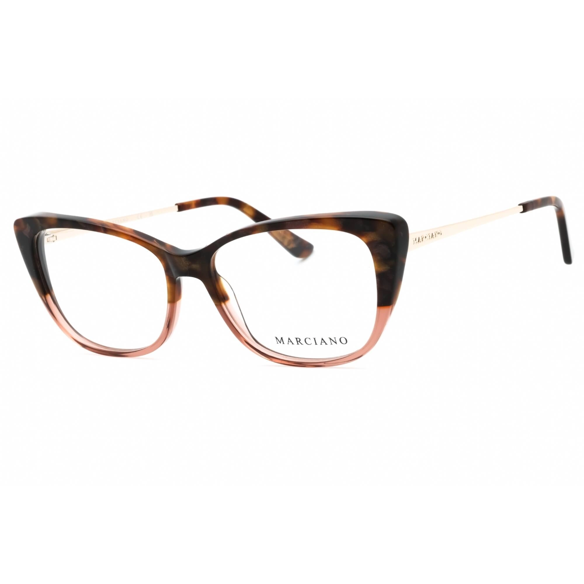 Guess By Marciano Women's Eyeglasses - Dark Havana Acetate Cat Eye Frame | GM0352 052