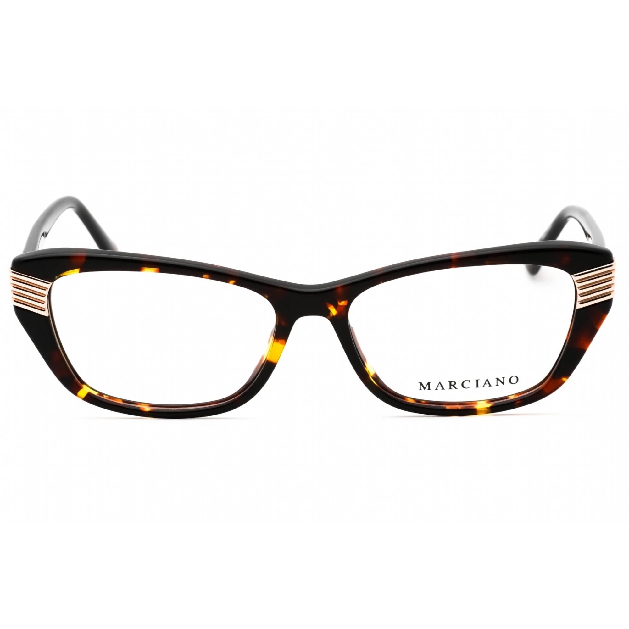 Guess By Marciano Women's Eyeglasses - Dark Havana Acetate Cat Eye Frame | GM0385 052
