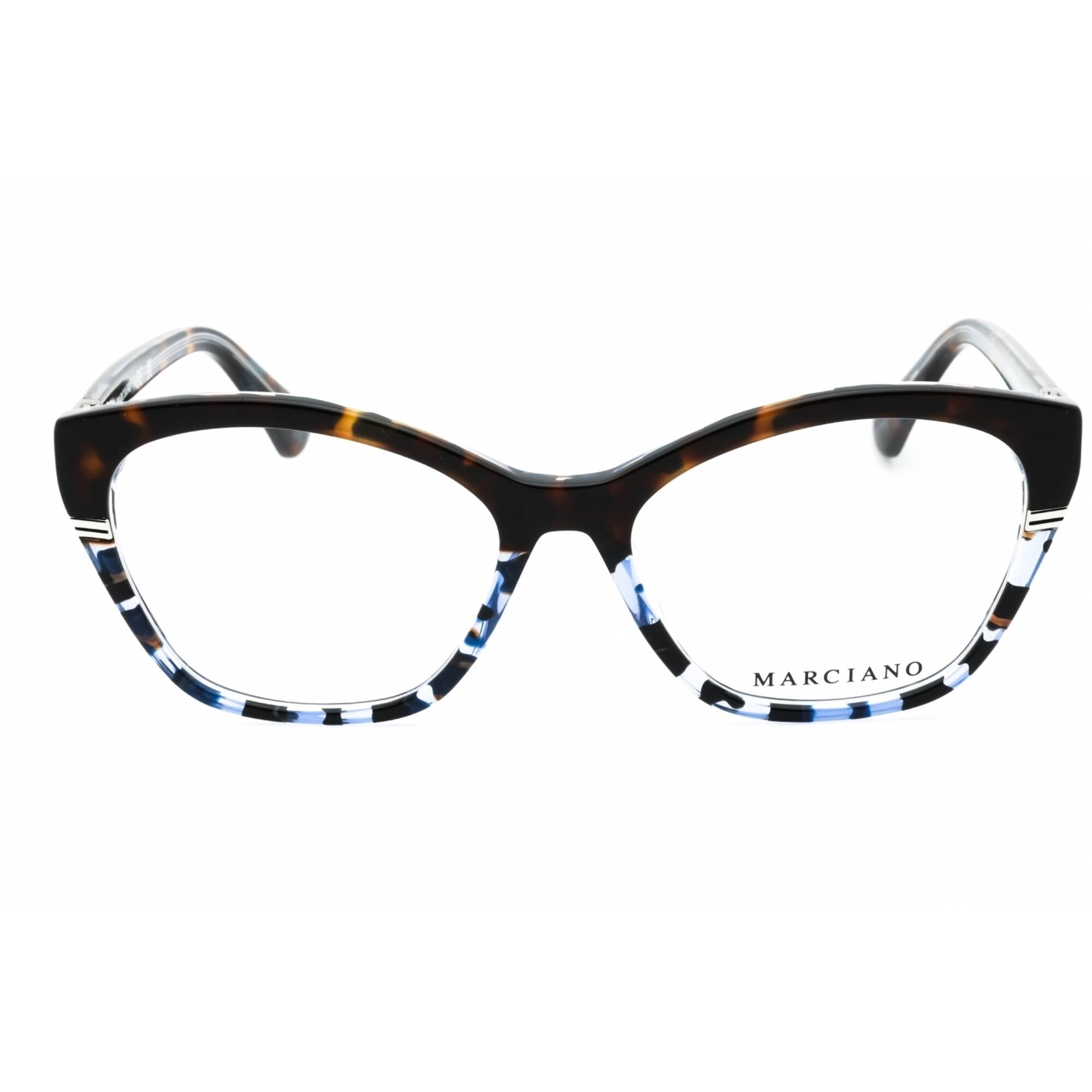 Guess By Marciano Women's Eyeglasses - Havana/Other Acetate Cat Eye Frame | GM0376 056