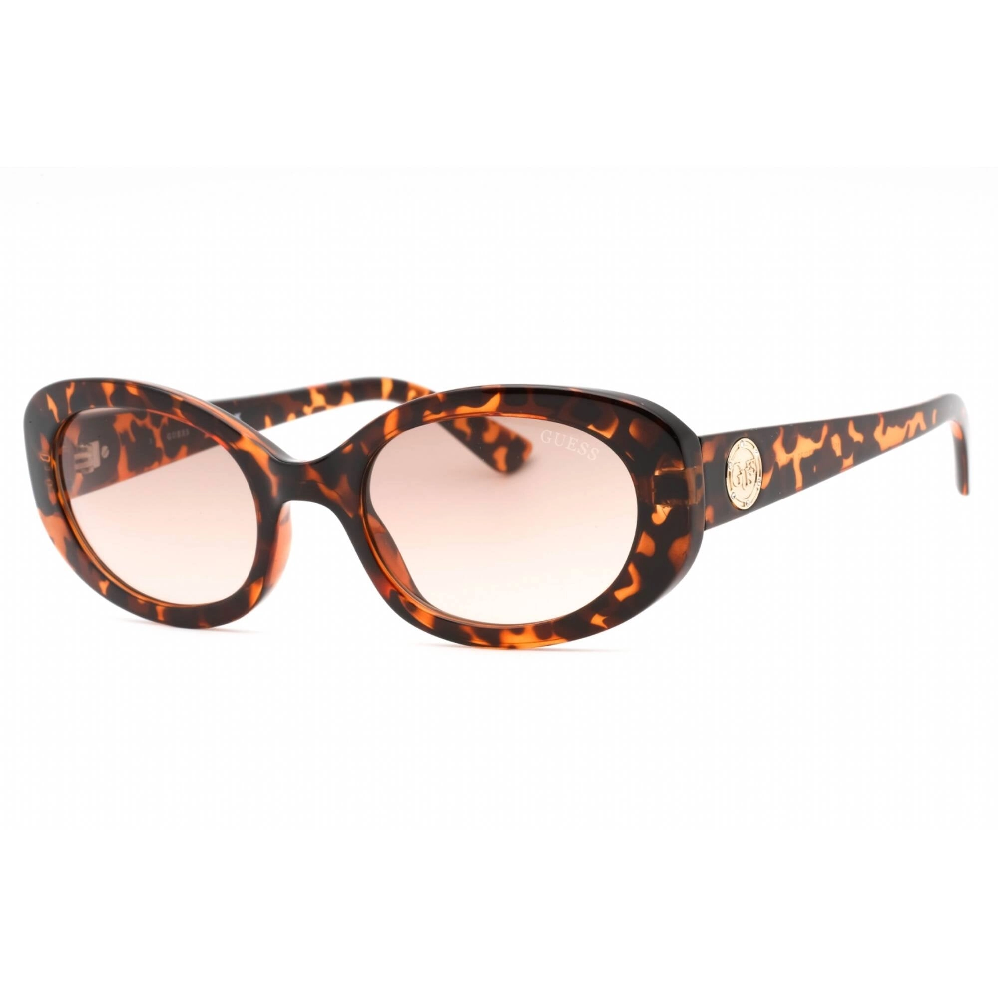 Guess Factory Women's Sunglasses - Dark Havana Plastic Full Rim Frame | GF6150 52F