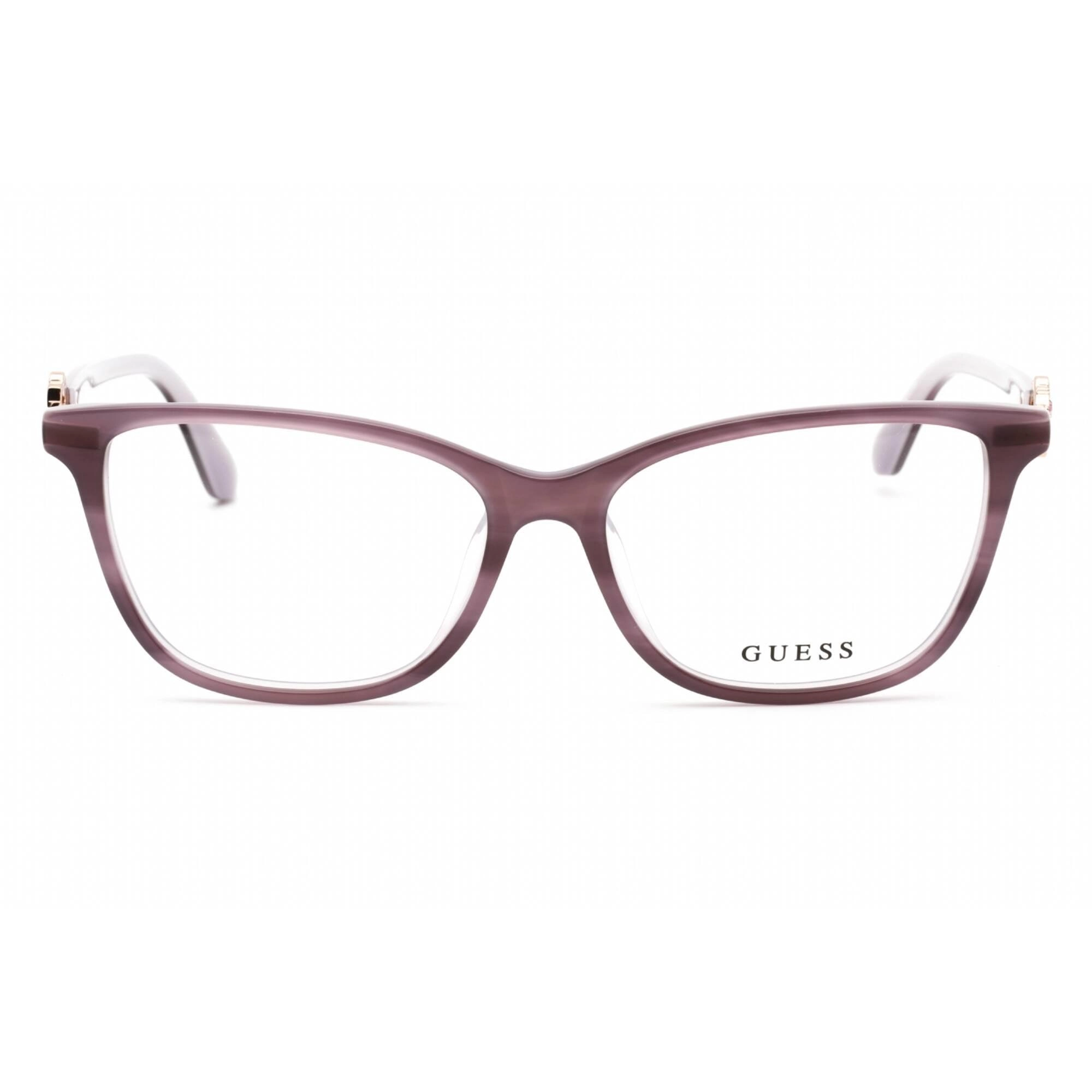 Guess Women's Eyeglasses - Violet/Other Plastic Rectangular Full Rim | GU2856-S 083