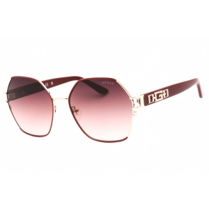 Guess Women's Sunglasses - Bordeaux/Other Full Rim Rectangular Frame | GU7913 71T