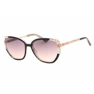 Guess Women's Sunglasses - Shiny Black Injected Propionate Cat Eye Frame | GU7882 01Z