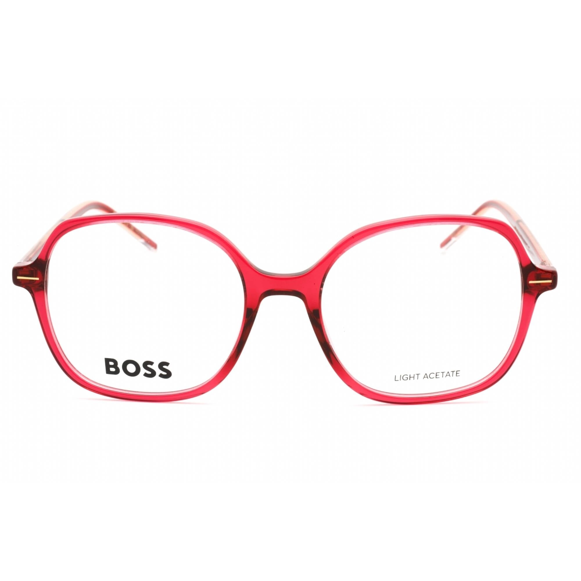 Hugo Boss Women's Eyeglasses - Burgundy Butterfly Full Rim Frame | BOSS 1525 0LHF 00