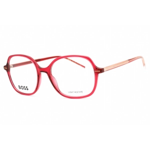 Hugo Boss Women's Eyeglasses - Burgundy Butterfly Full Rim Frame | BOSS 1525 0LHF 00