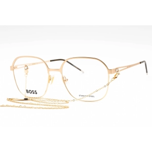 Hugo Boss Women's Eyeglasses - Gold Palladium Metal Square Frame | BOSS 1459 0I20 00