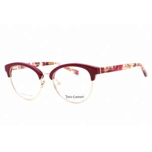 Juicy Couture Women's Eyeglasses - Burgundy Plastic Full Rim Frame | JU 224 0LHF 00