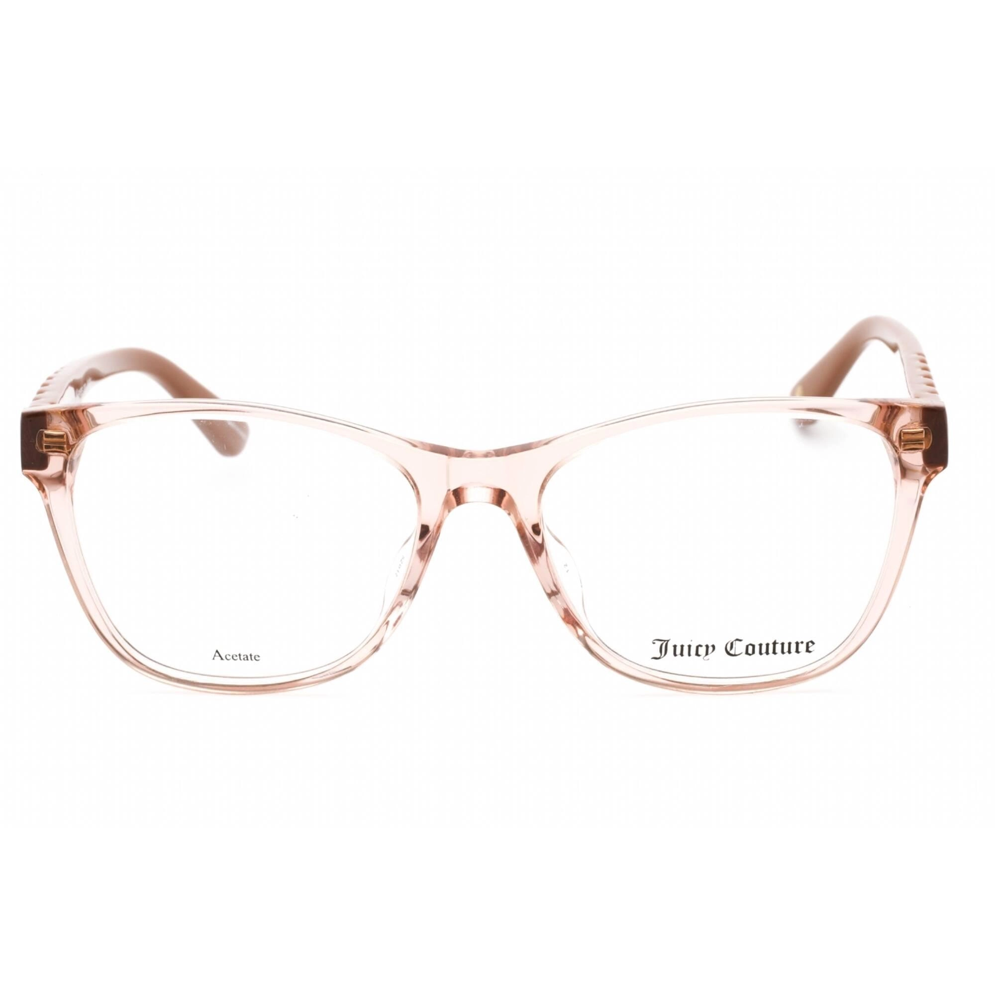 Juicy Couture Women's Eyeglasses - Crystal Pink Plastic Cat Eye Frame | Ju 185 03DV 00