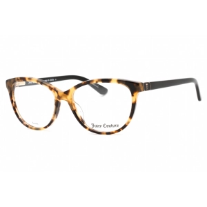 Juicy Couture Women's Eyeglasses - Havana Black Cat Eye Plastic Frame | Ju 182 0581 00