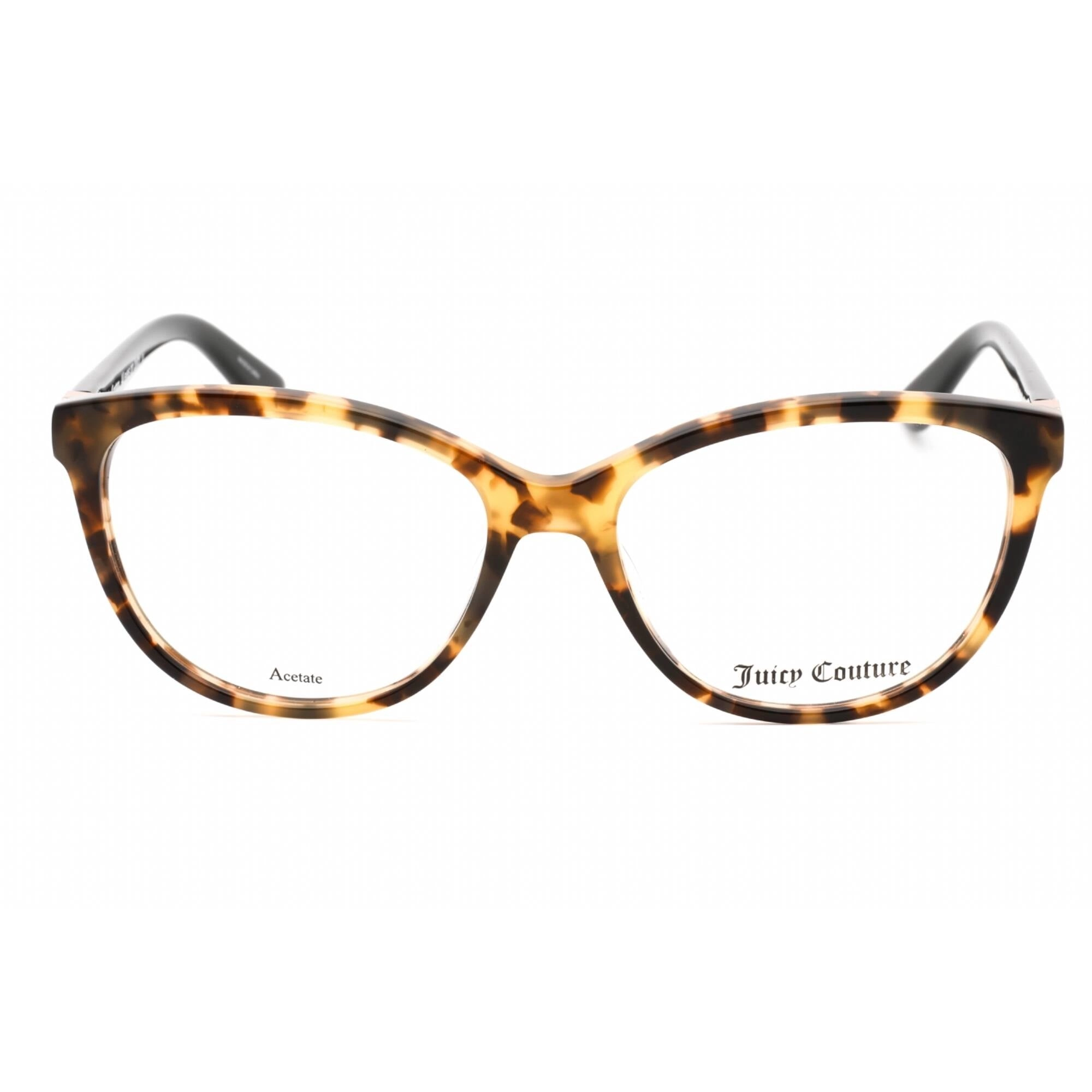Juicy Couture Women's Eyeglasses - Havana Black Cat Eye Plastic Frame | Ju 182 0581 00