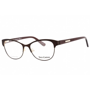 Juicy Couture Women's Eyeglasses - Matte Brown Metal Cat Eye Frame | JU 216/G 0YZ4 00