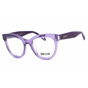 Just Cavalli Women's Eyeglasses - 51mm Shiny Transparent Purple Frame | VJC004V 06LA