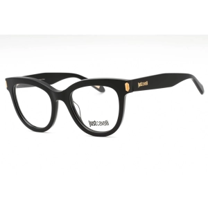 Just Cavalli Women's Eyeglasses - Black Acetate Cat Eye Full Rim Frame | VJC004 0700