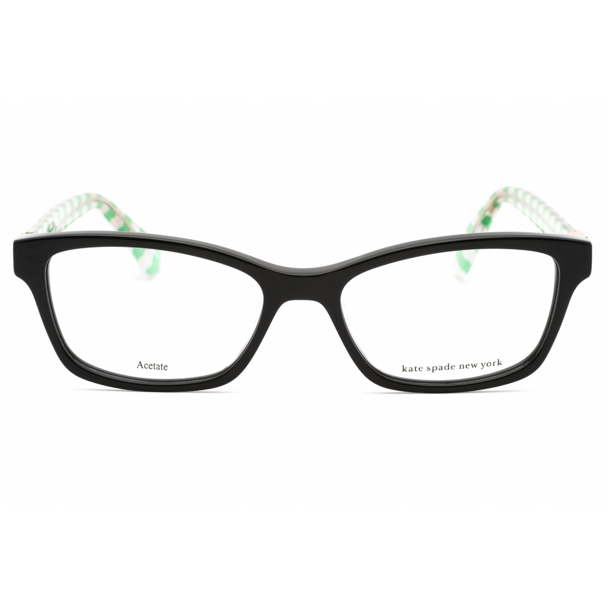 Kate Spade Women's Eyeglasses - Black Cat Eye Plastic Full Rim Frame | RENNE 0807 00