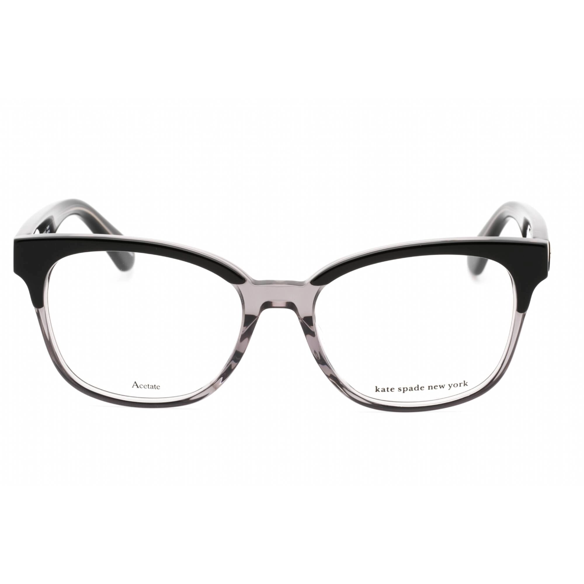 Kate Spade Women's Eyeglasses - Black Gray Plastic Cat Eye Frame | Carolanne 008A 00