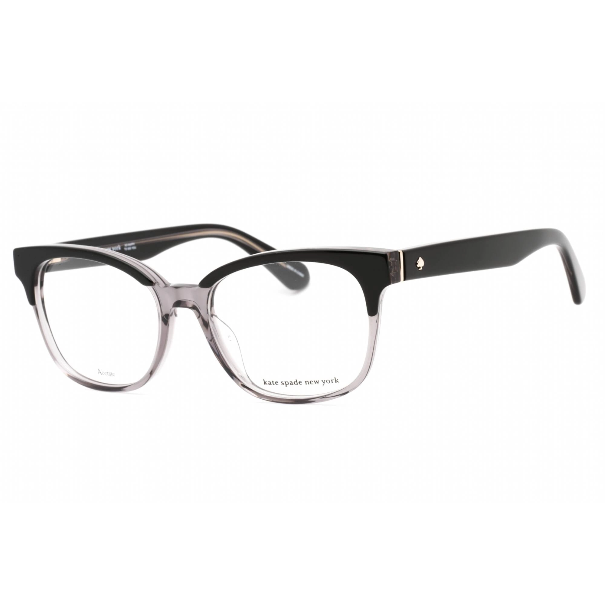Kate Spade Women's Eyeglasses - Black Gray Plastic Cat Eye Frame | Carolanne 008A 00