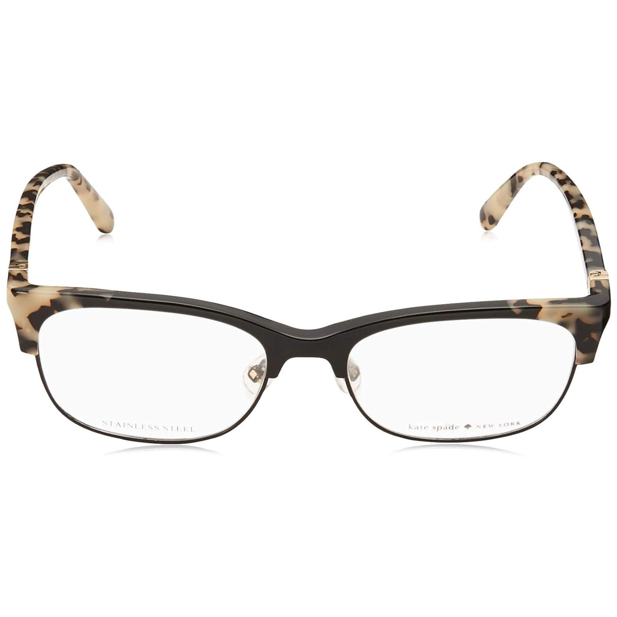 Kate Spade Women's Eyeglasses - Black Metal Square Frame | KATE SPADE ADALI 807
