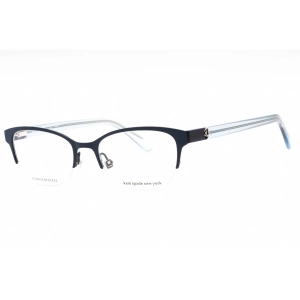 Kate Spade Women's Eyeglasses - Blue Metal Oval Half Rim Frame | FERRARA 0PJP 00