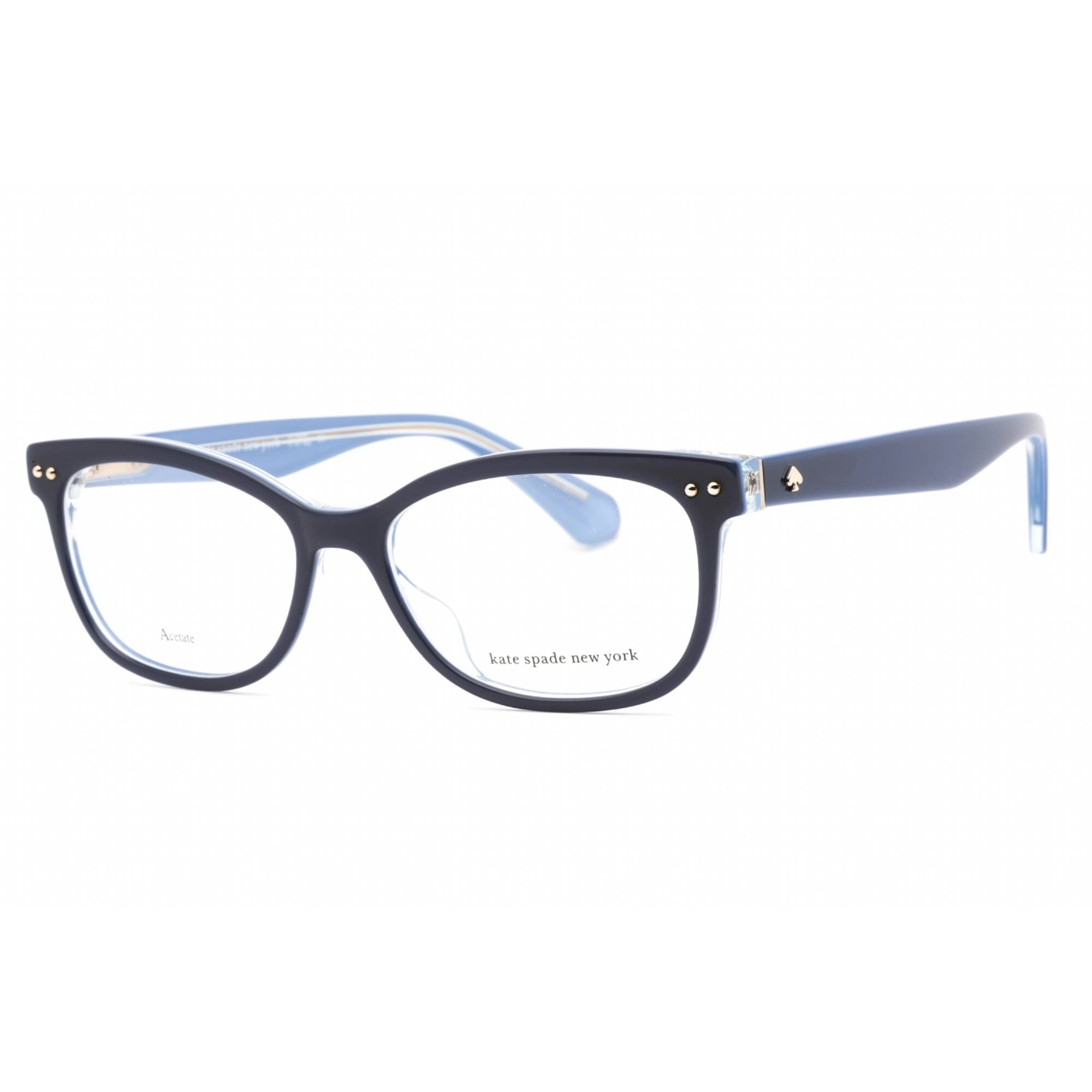 Kate Spade Women's Eyeglasses - Blue Plastic Cat Eye Full Rim Frame | Bronwen 0PJP 00