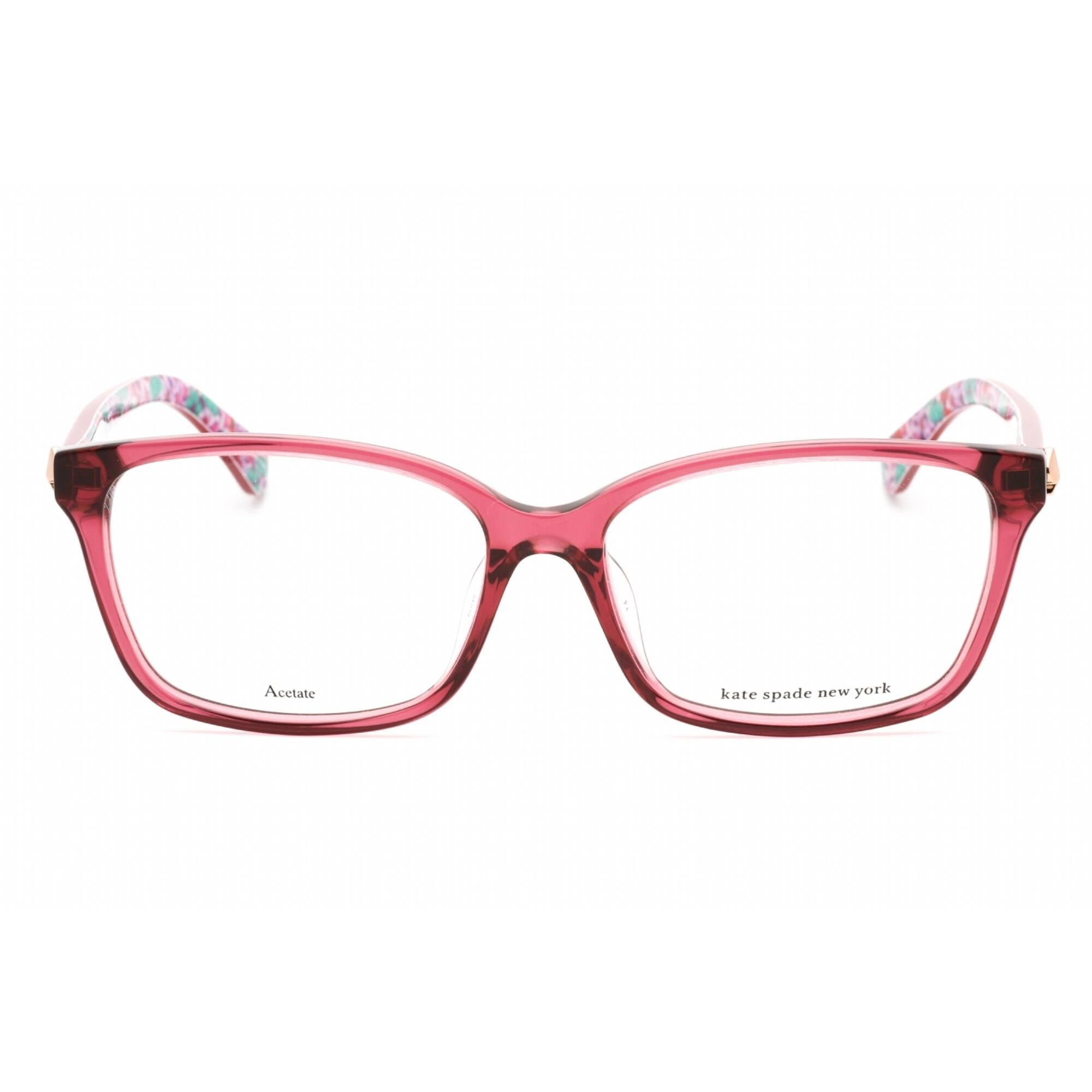 Kate Spade Women's Eyeglasses - Burgundy Plastic Rectangular Frame | MIRIAM/G 0LHF 00