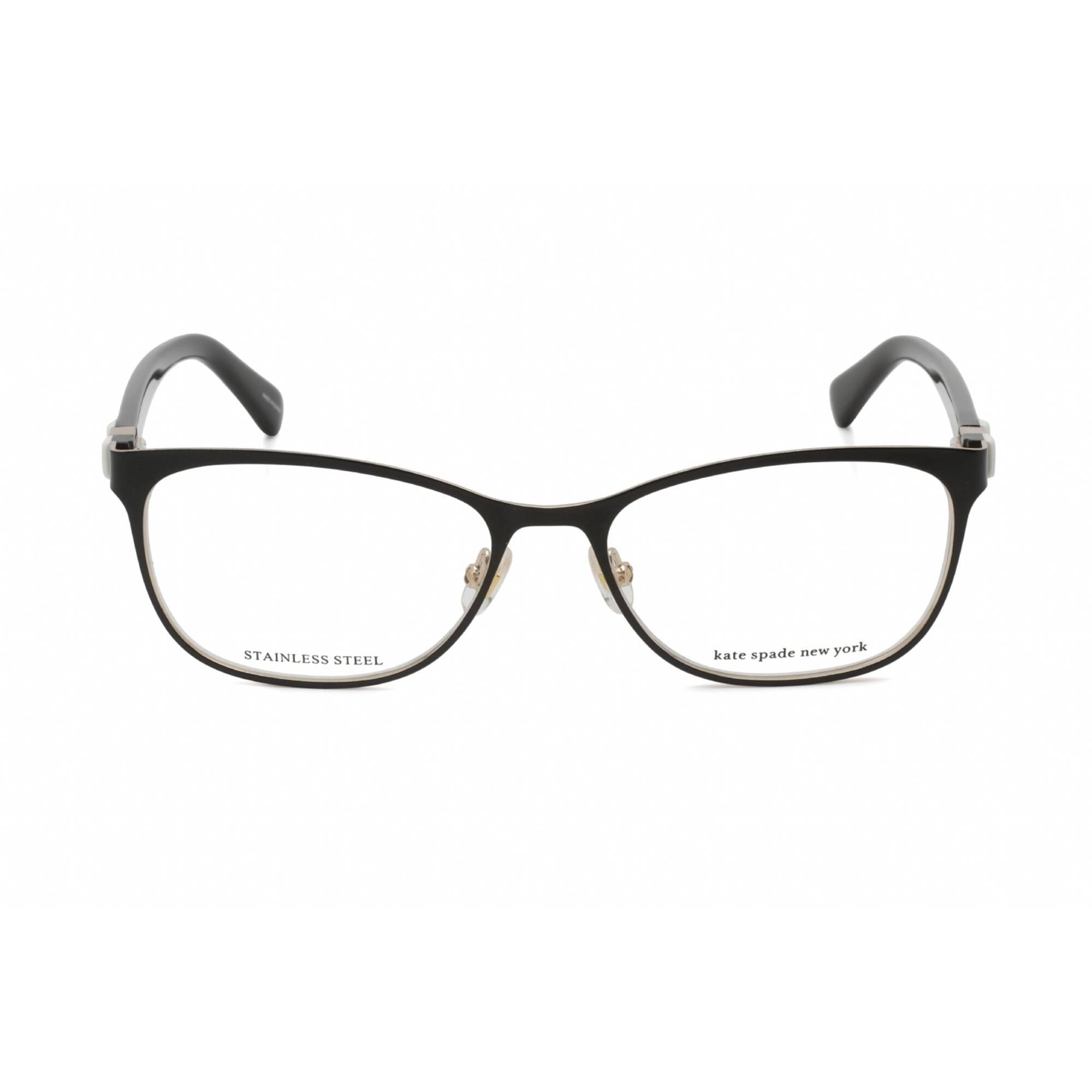 Kate Spade Women's Eyeglasses - Clear Lens Black Rectangular Frame | Jonae 0807 00