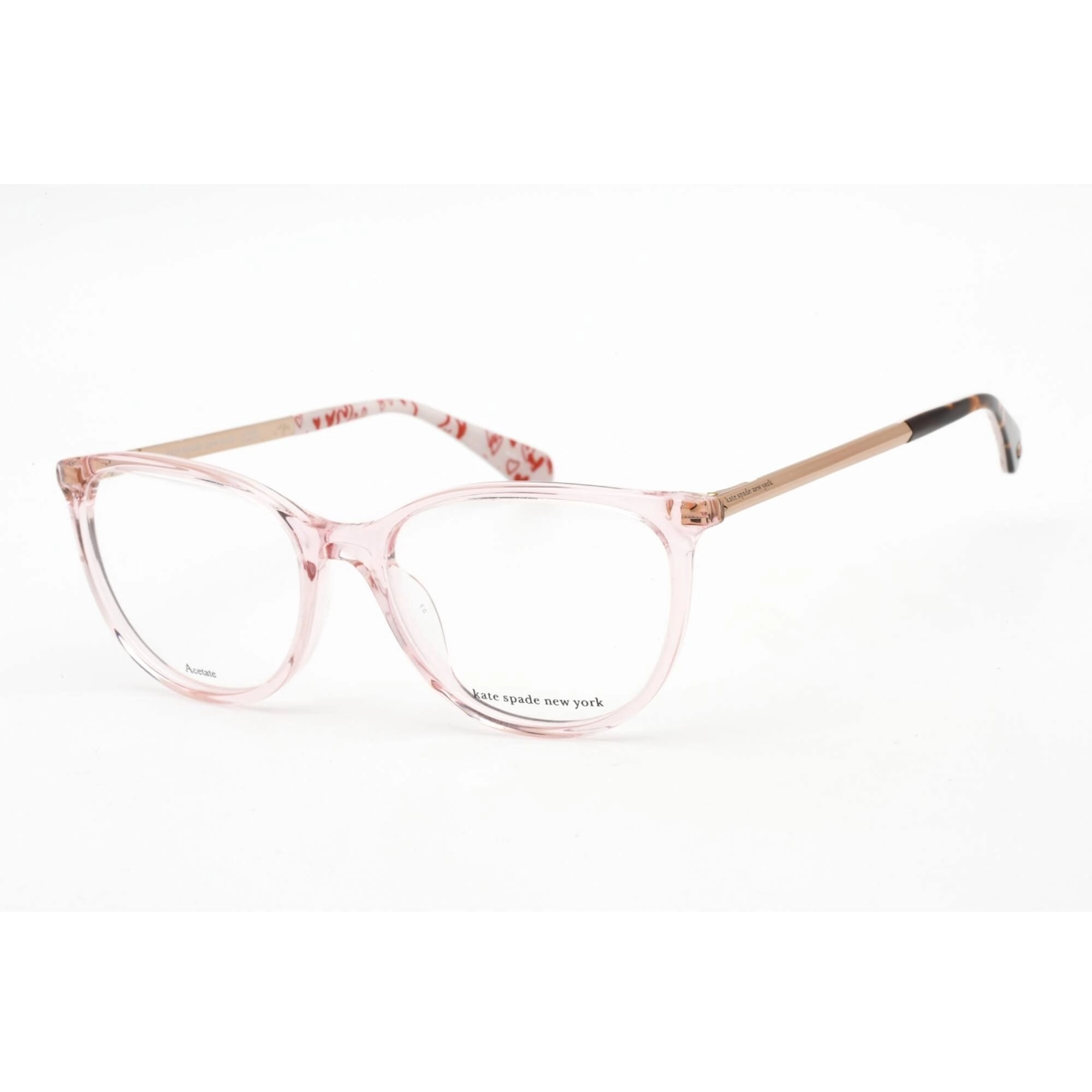 Kate Spade Women's Eyeglasses - Clear Lens Pink Plastic/Metal Frame | KIMBERLEE 35J