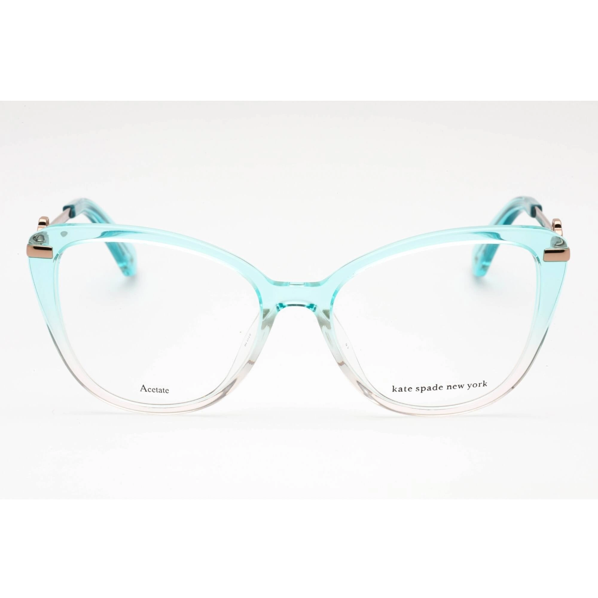 Kate Spade Women's Eyeglasses - Green Pink Plastic Cat Eye Frame | FLAVIA 0IWB 00