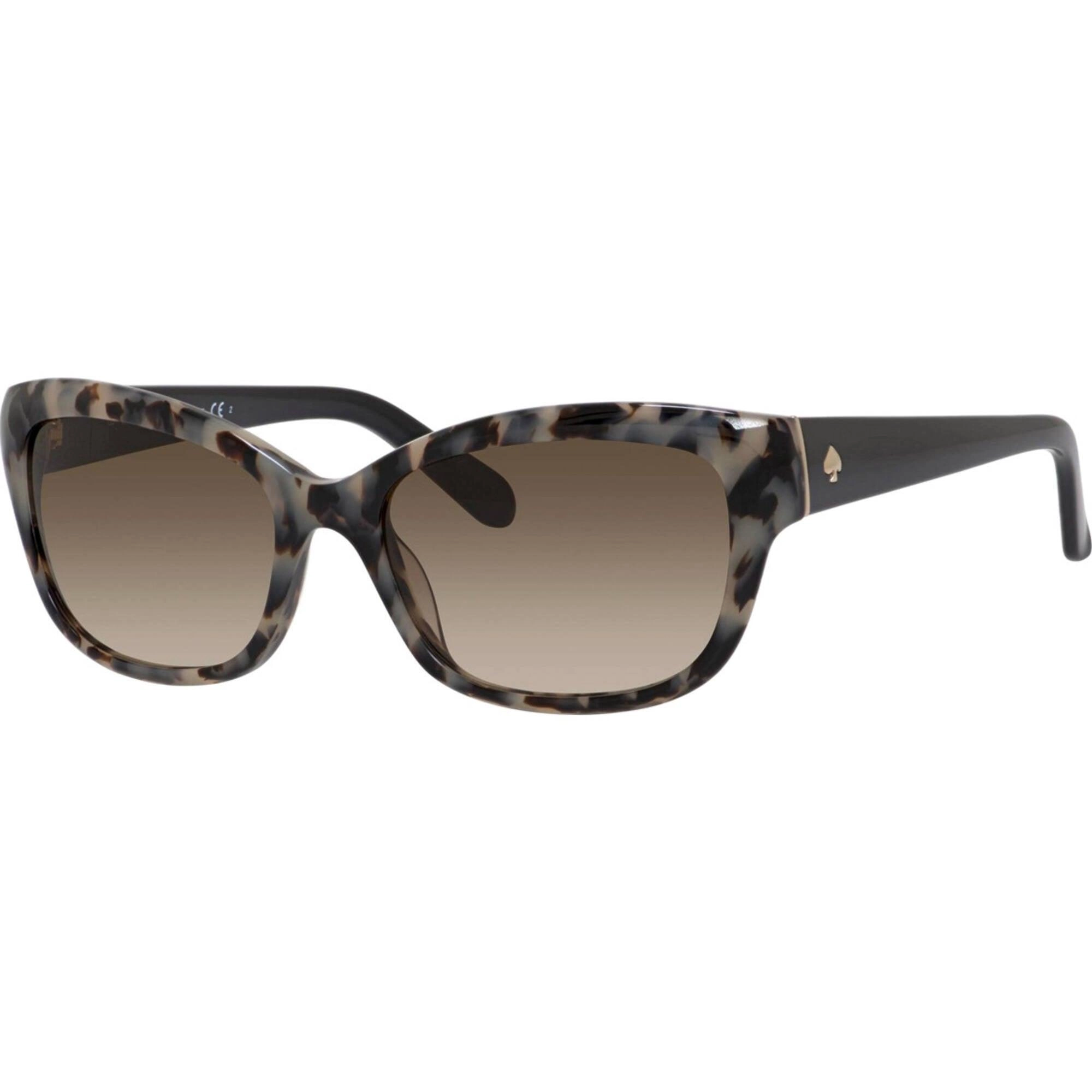 Kate Spade Women's Sunglasses - Havana Black Plastic Cat Eye Frame | JOHANNA/S 0MKJ