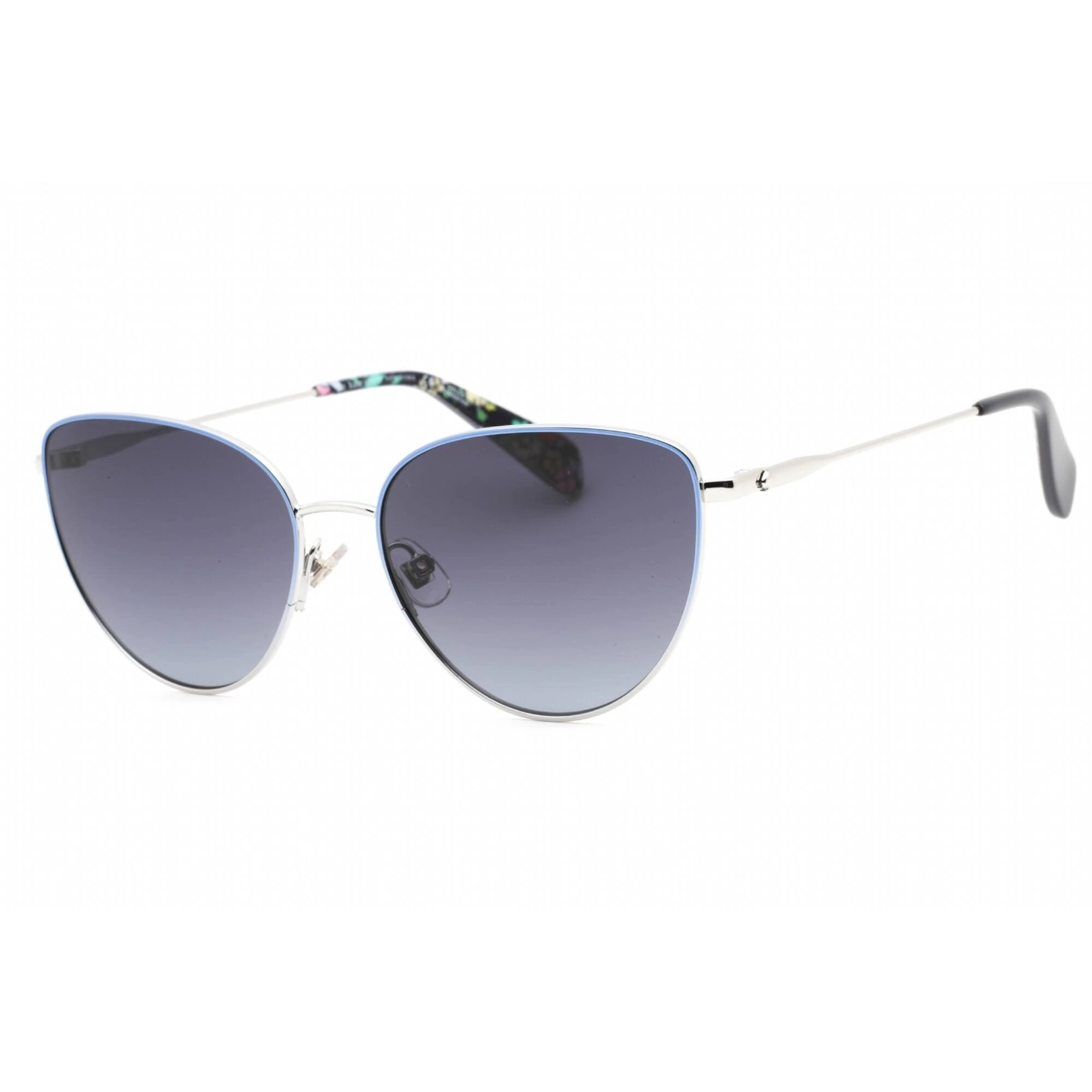 Kate Spade Women's Sunglasses - Palladium Blue Cat Eye Frame | HAILEY/G/S 0DOH 9O